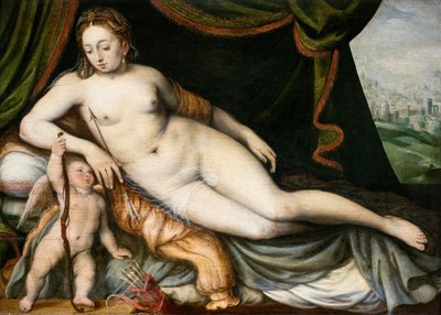 Venus y Cupido de Frans Floris